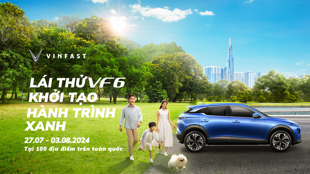 Lịch lái thử VinFast VF 6 trên toàn quốc mới nhất