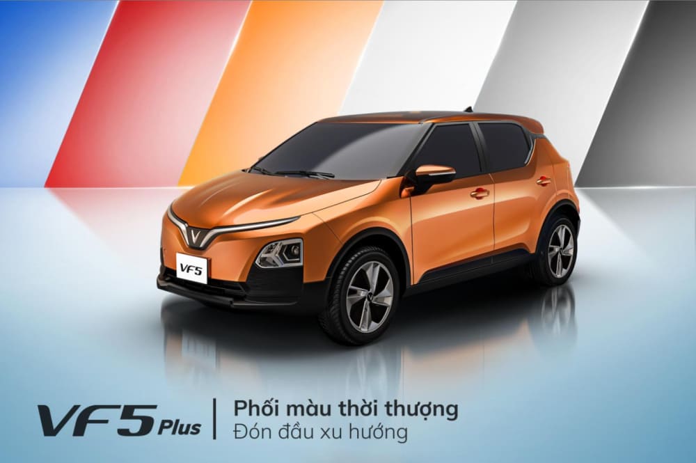 Bảng màu VinFast VF 5 Plus