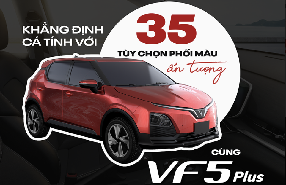 Bảng màu VF 5 Plus