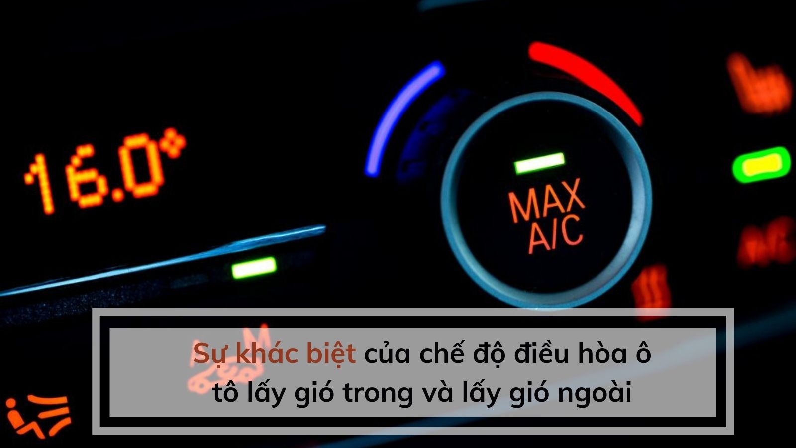 Chế độ lấy gió trong, chế độ lấy gió ngoài