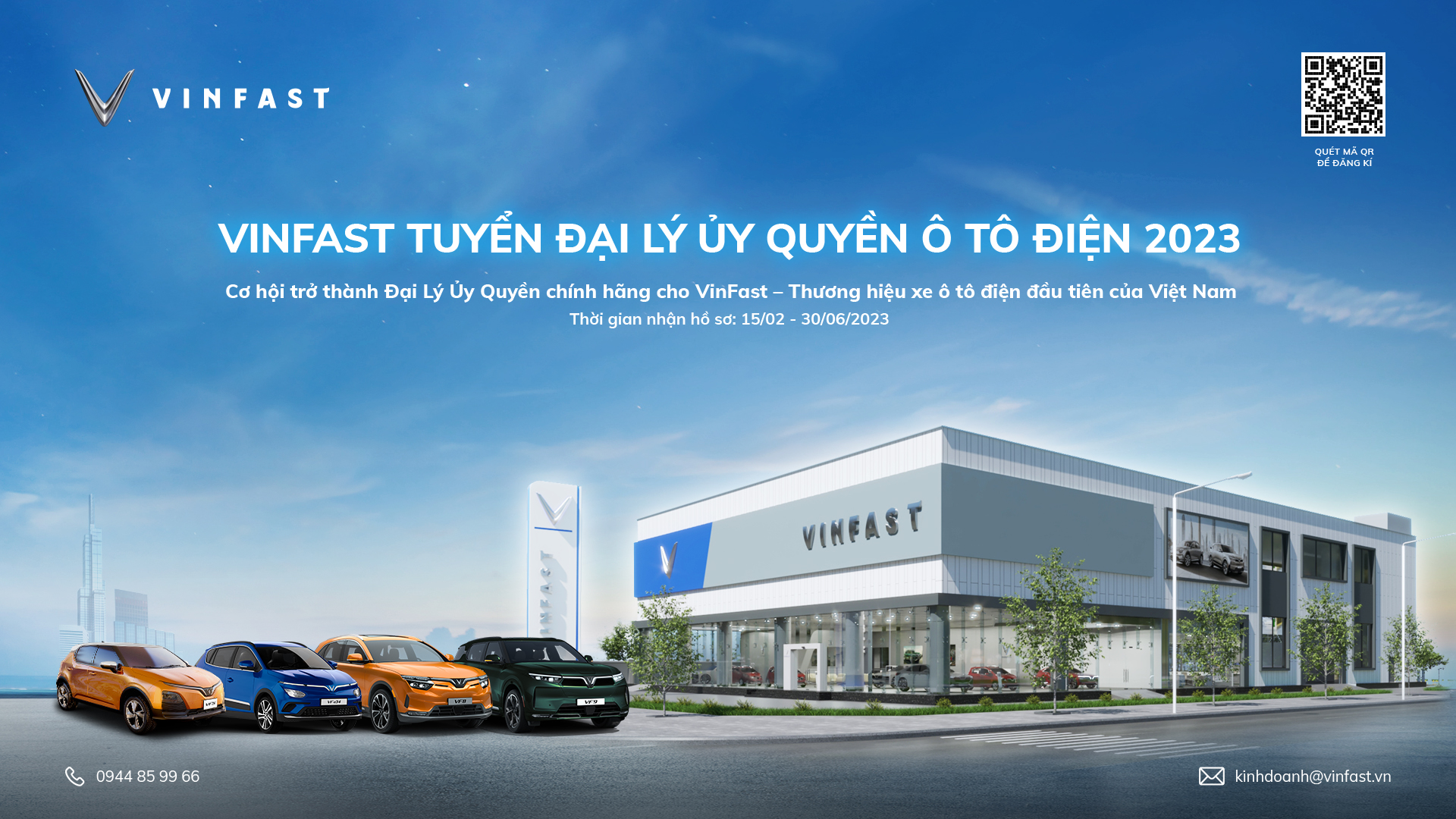 VinFast tuyển Đại lý ủy quyền ô tô điện 2023