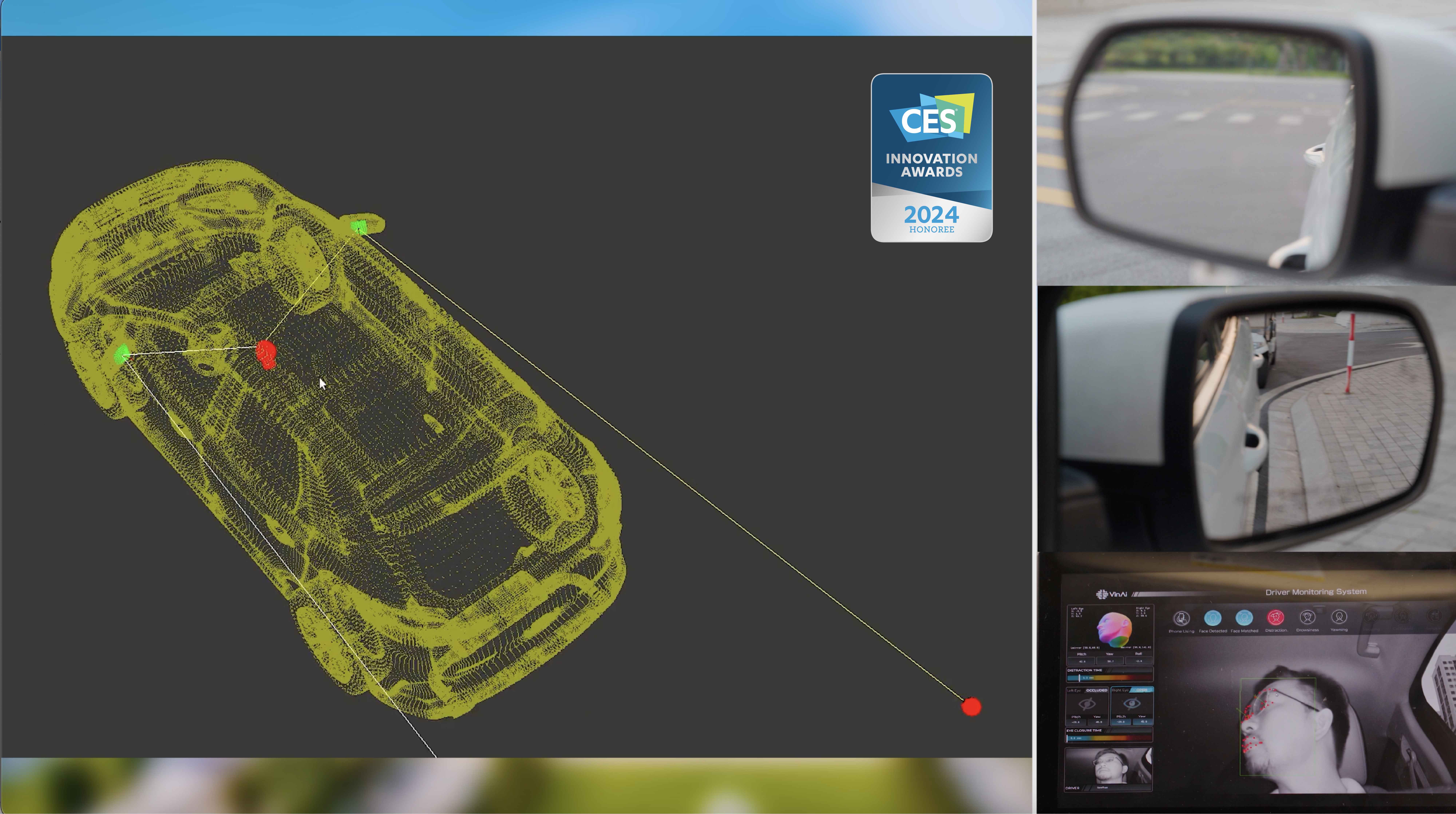 VINFAST MIRRORSENSE ĐOẠT GIẢI THƯỞNG INNOVATION AWARD HONOREE TẠI CES 2024