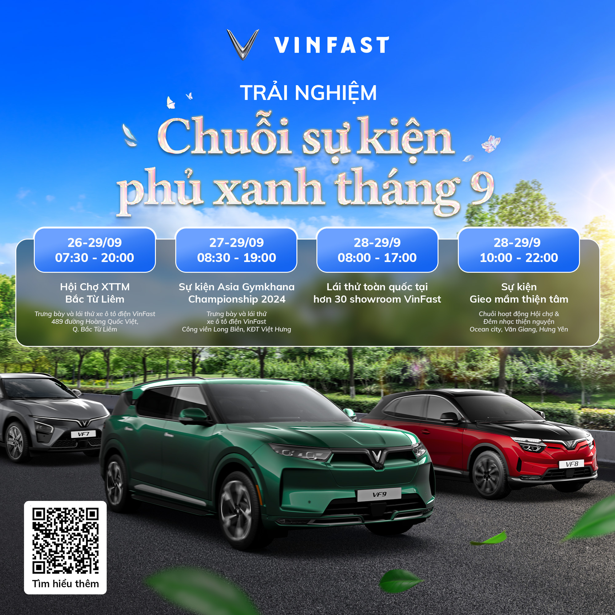 Chuỗi sự kiện xanh VinFast tháng 9