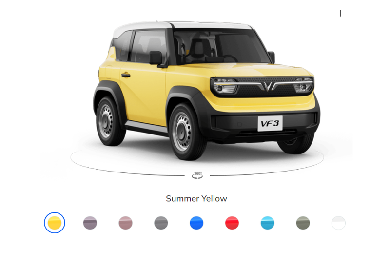 VinFast VF 3 là mẫu xe điện mini đầu tiên của VinFast
