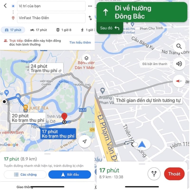 app chỉ đường cho xe máy