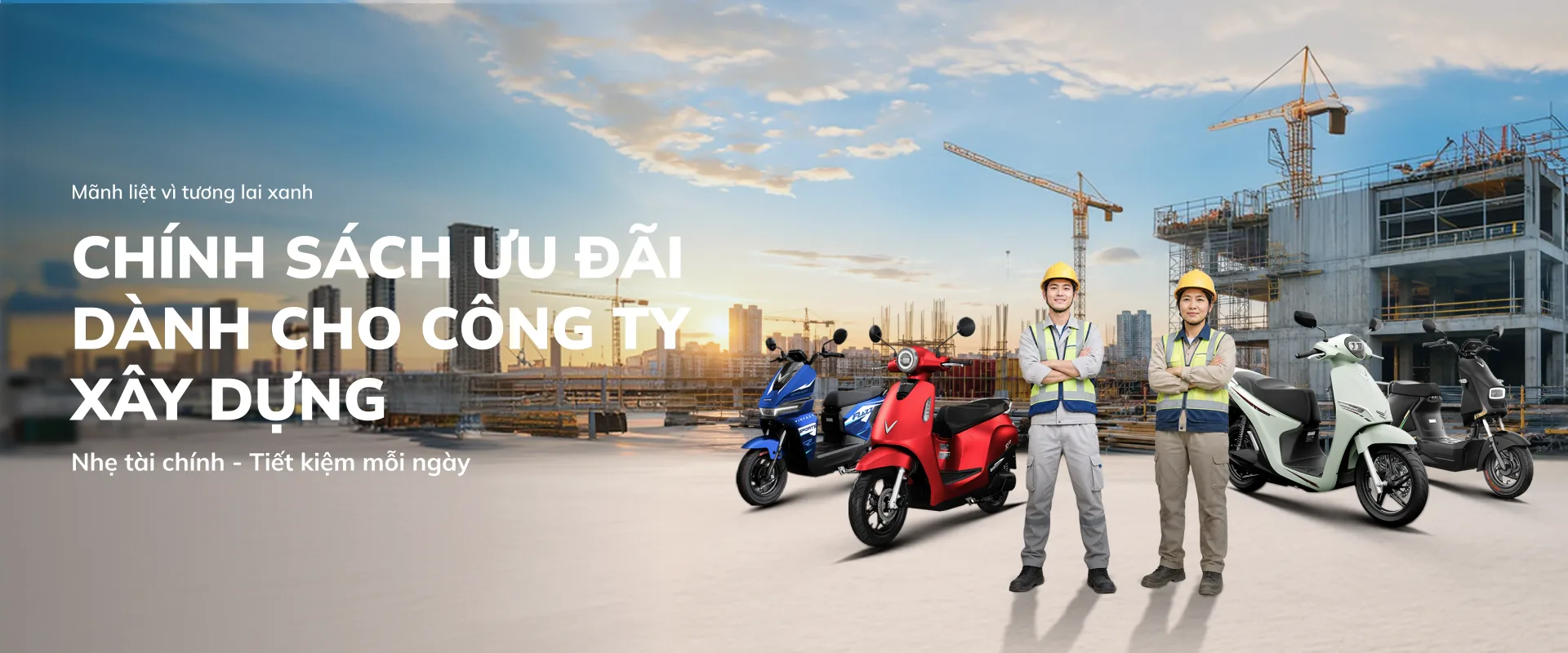 Cán bộ nhân viên công ty xây dựng