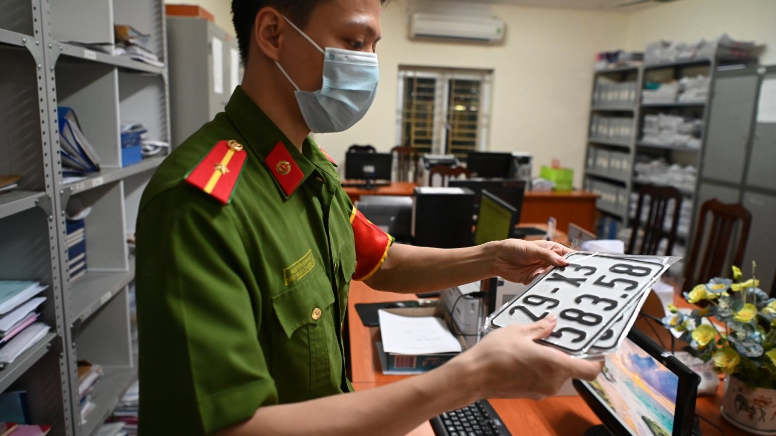 Cách bấm biển số xe đẹp