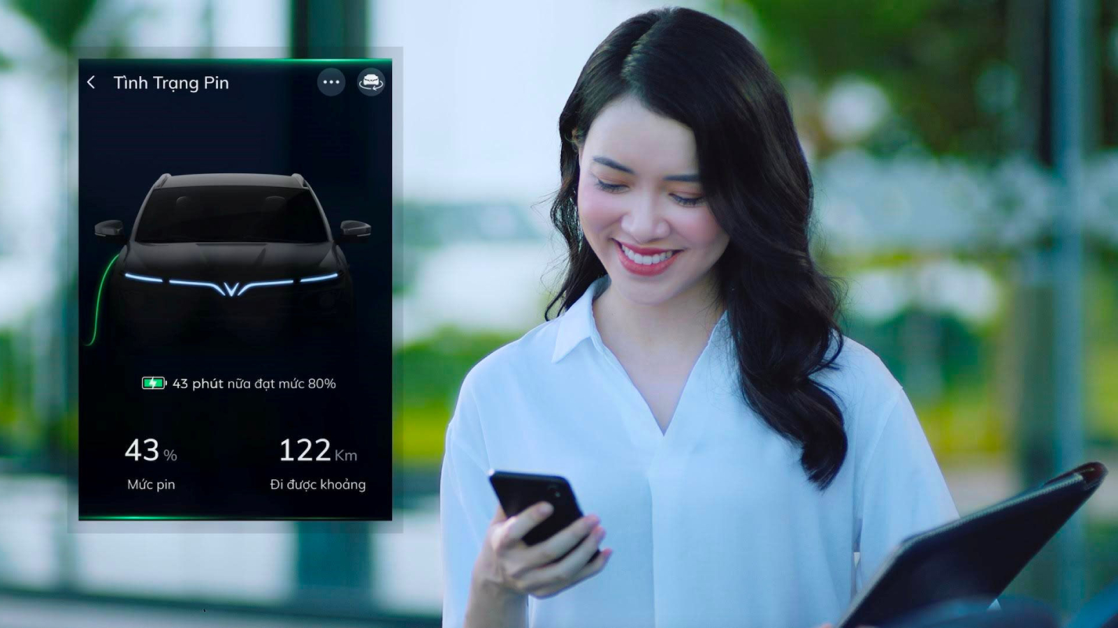 Cách kiểm tra tình trạng pin và sạc trên ứng dụng VinFast thumb