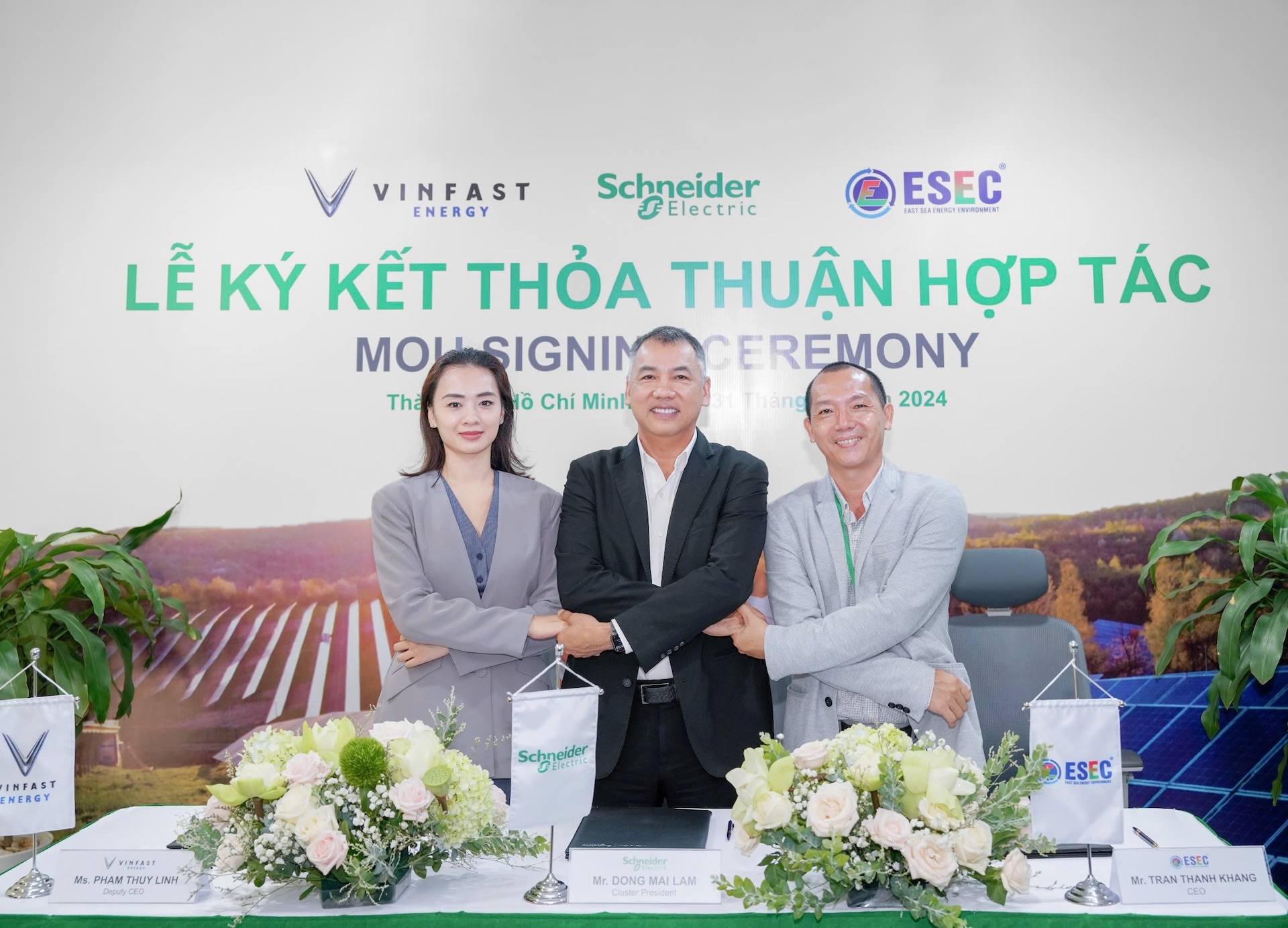 INFAST ENERGY, SCHNEIDER ELECTRIC VÀ ESEC HỢP TÁC THÚC ĐẨY GIẢI PHÁP PIN LƯU TRỮ VÀ QUẢN LÝ NĂNG LƯỢNG