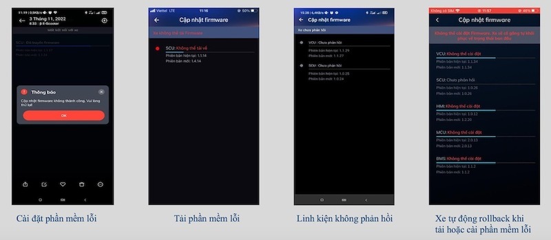 Lưu ý cập nhật phần mềm xe máy điện VinFast