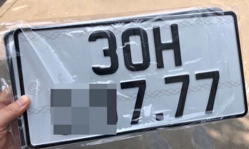 màu biển số xe theo mã định danh