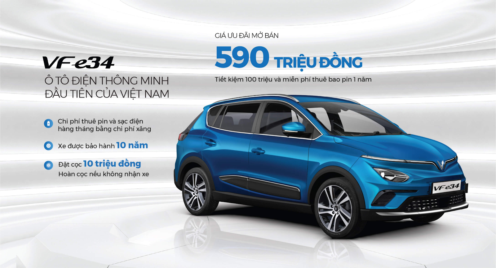 Chính sách thuê pin ô tô VinFast giúp người dùng giảm gánh nặng chi phí mua xe