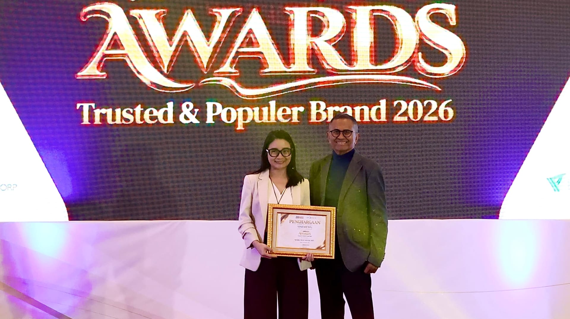 VINFAST VF 3 ĐƯỢC TRAO GIẢI “THƯƠNG HIỆU TIN TƯỞNG VÀ YÊU THÍCH” – DISWAY AWARDS 2026