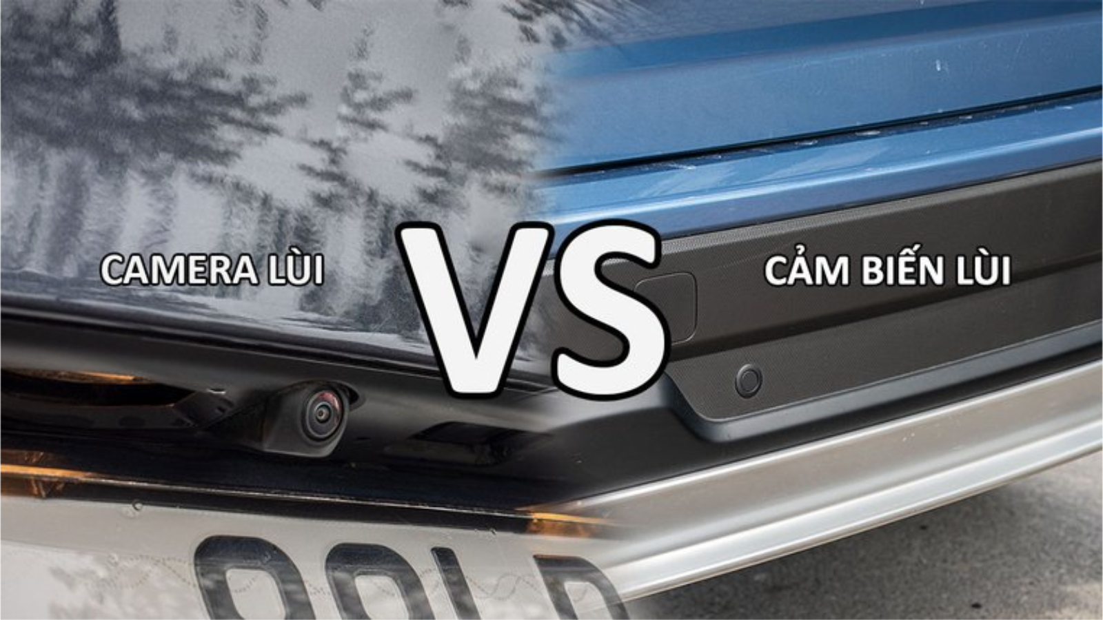 so sánh camera lùi và cảm biến đỗ xe thumb
