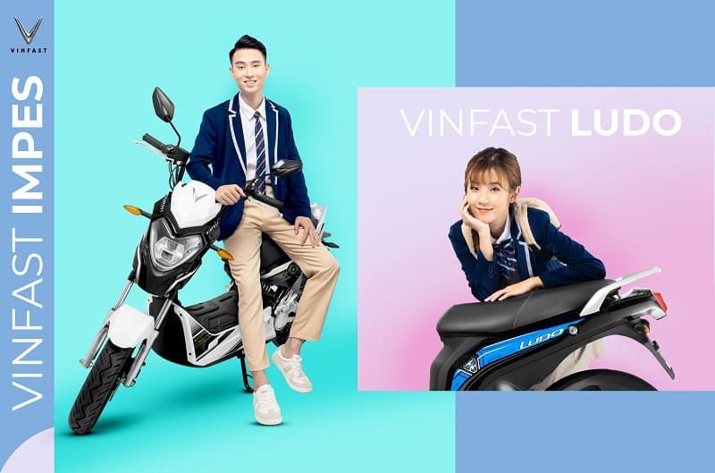 xe máy điện và xe đạp điện, các dòng xe máy điện VinFast