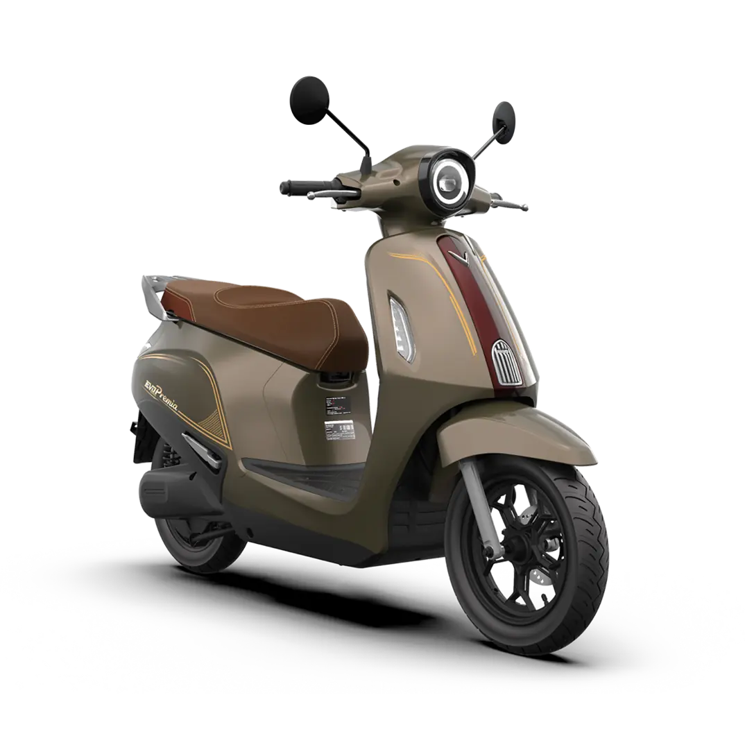 VinFast Evo Grand Premia màu Nâu Titanium