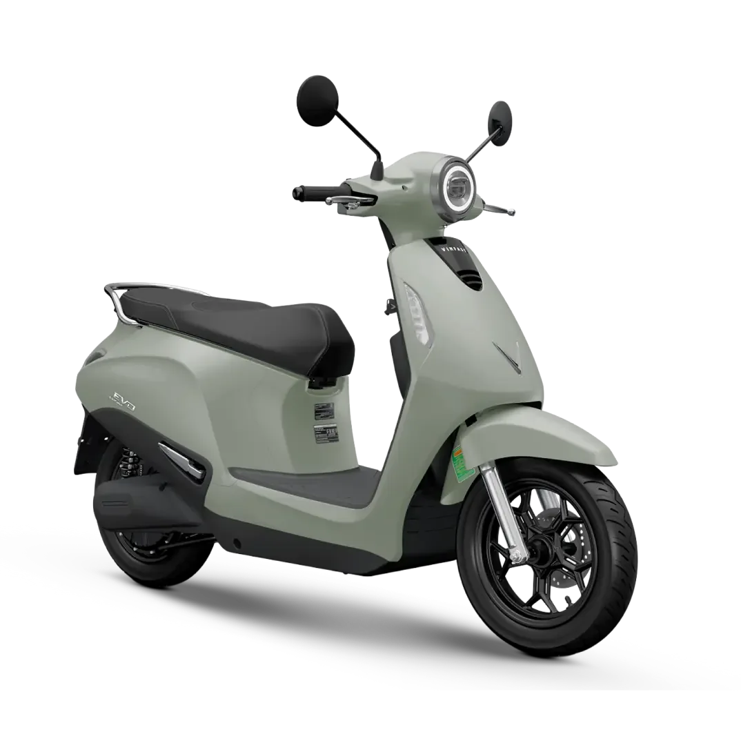VinFast Evo màu Xanh Oliu