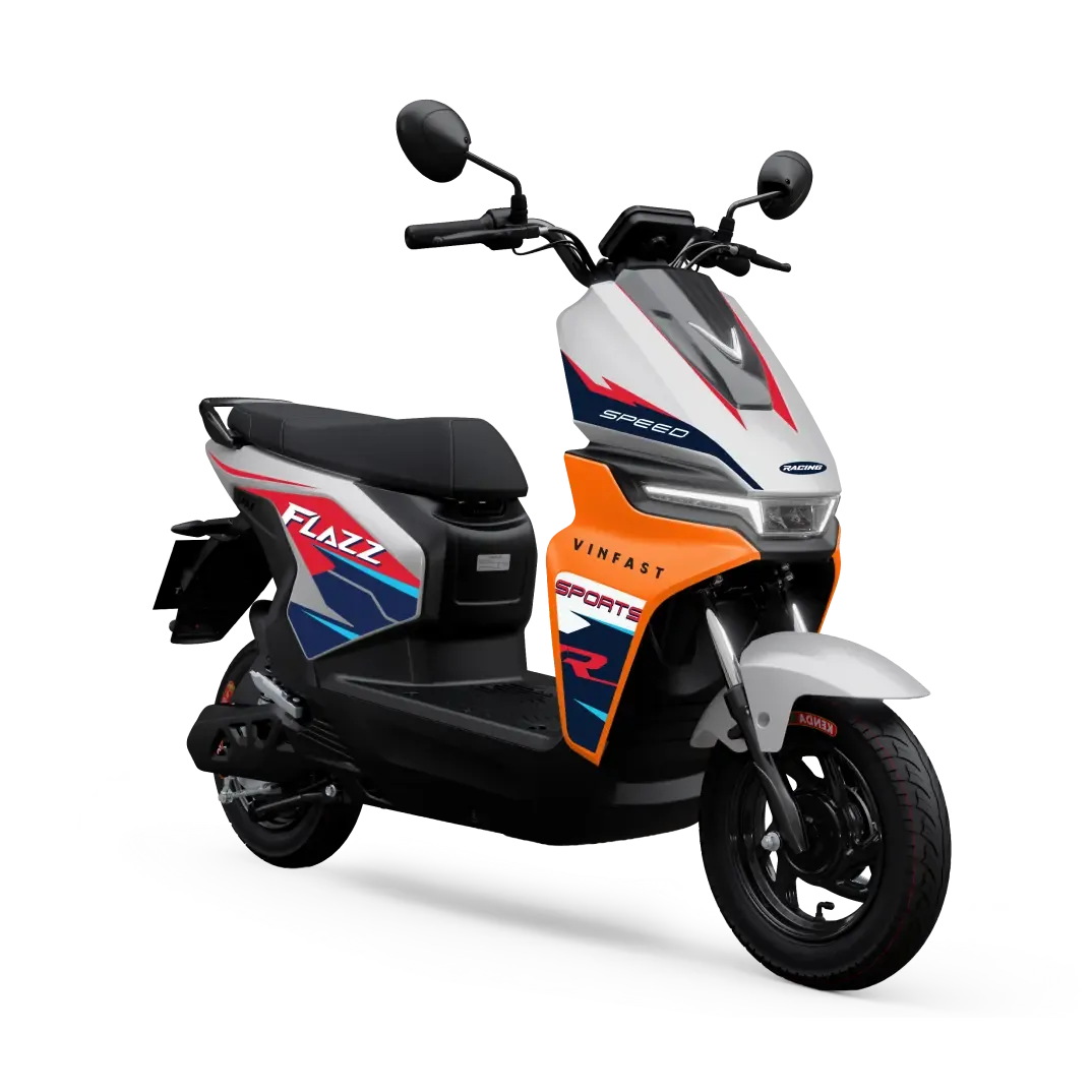 VinFast Flazz Max màu Trắng Cam