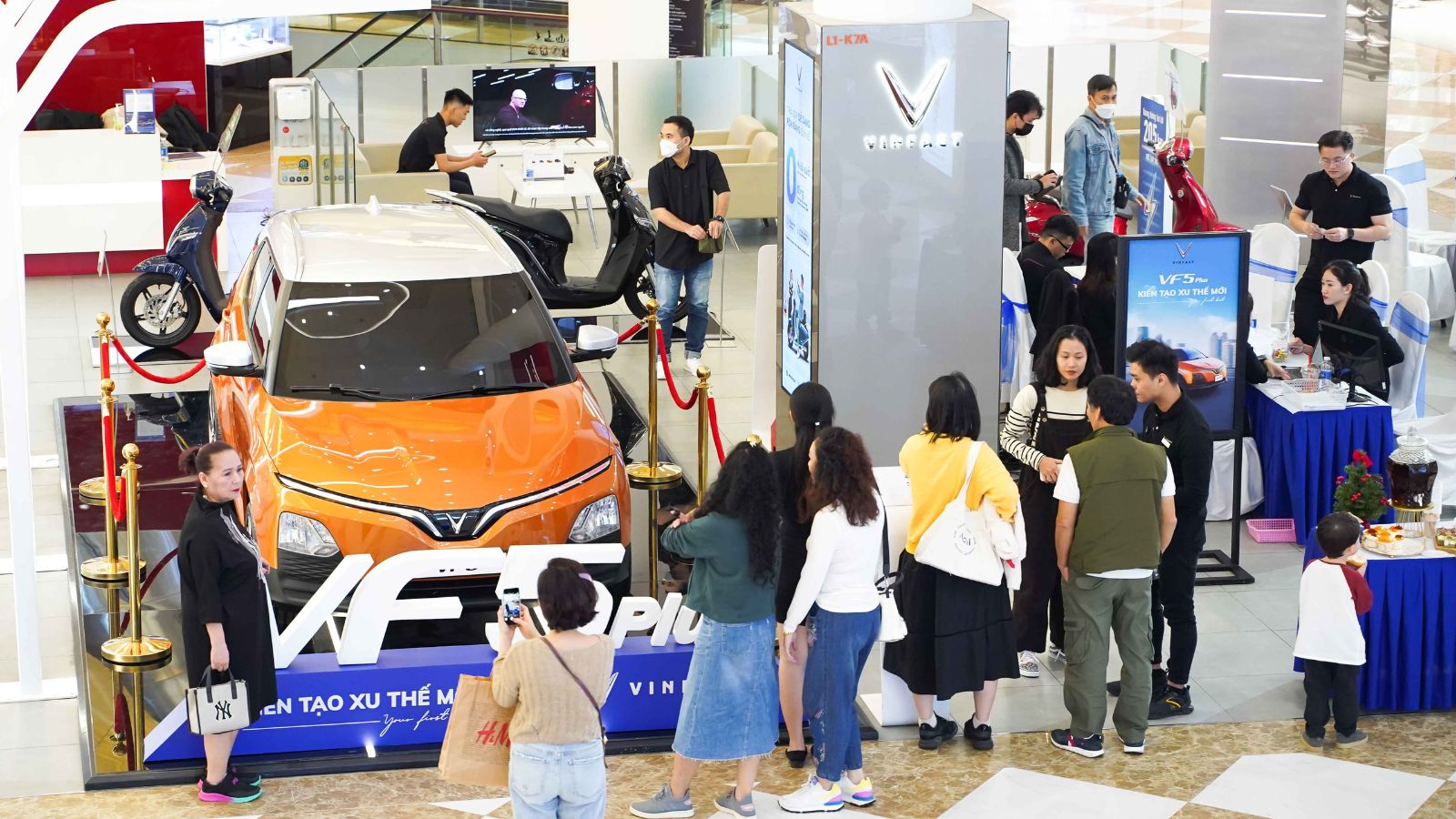 Yếu tố thu hút khách đến sự kiện trưng bày xe điện VinFast mới nhất