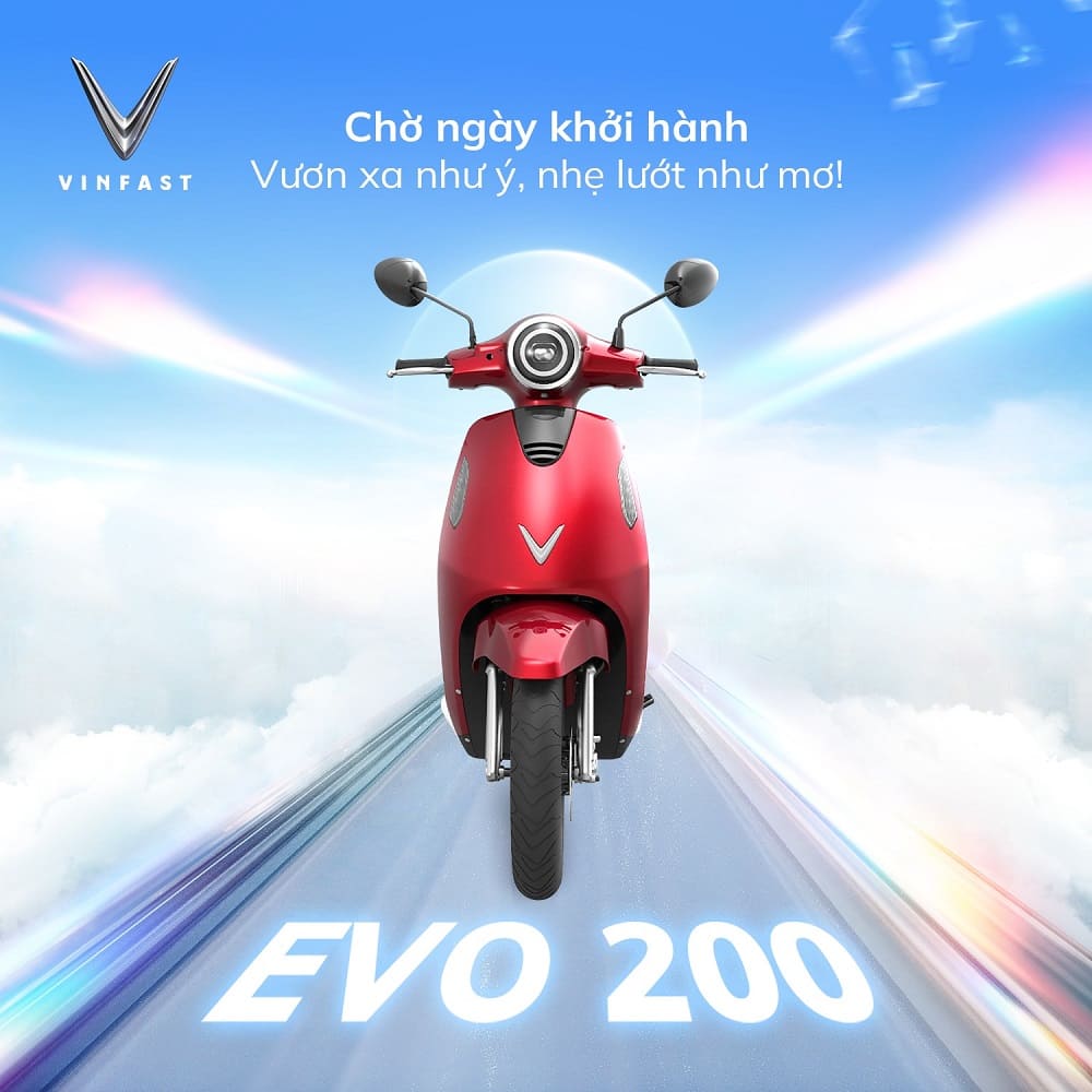 tốc độ tối đa của xe máy điện VinFast Evo 200