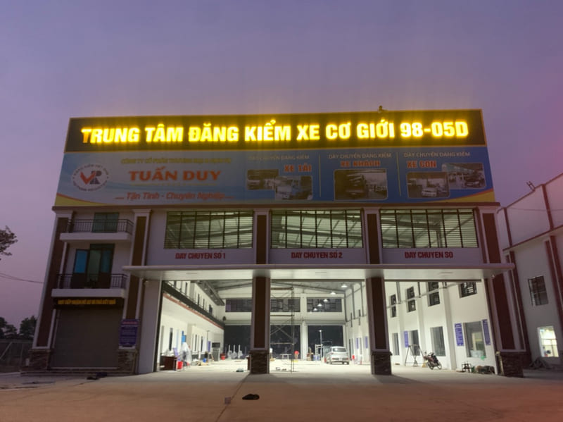 Trung tâm đăng kiểm ô tô Bắc Giang 98-05D