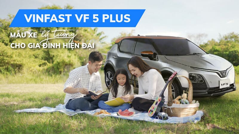 vinfast vf5 plus mẫu xe lý tưởng cho gia đình hiện đại