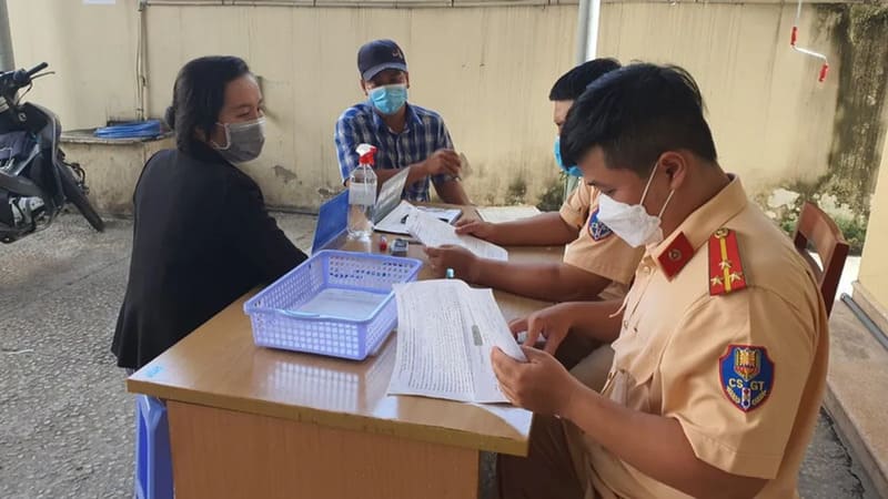 xe máy điện không có đăng ký phạt bao nhiêu