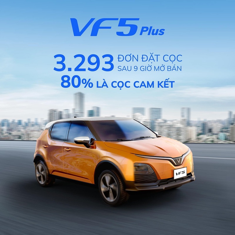Giá xe điện quốc dân VF 5 Plus
