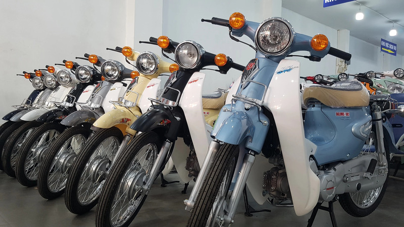 Xe máy 50cc kiểu dáng nhỏ gọn