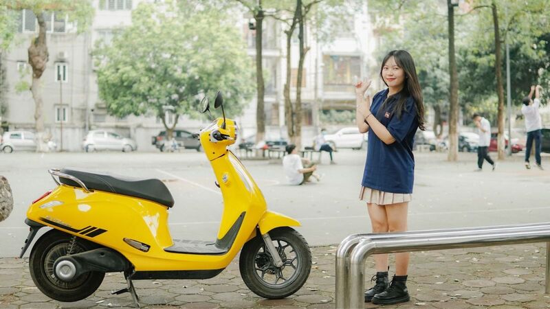 xe máy điện cho nữ cao 1m50