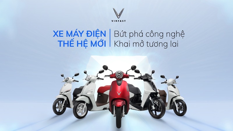 xe máy điện vinfast 2024 thế hệ mới