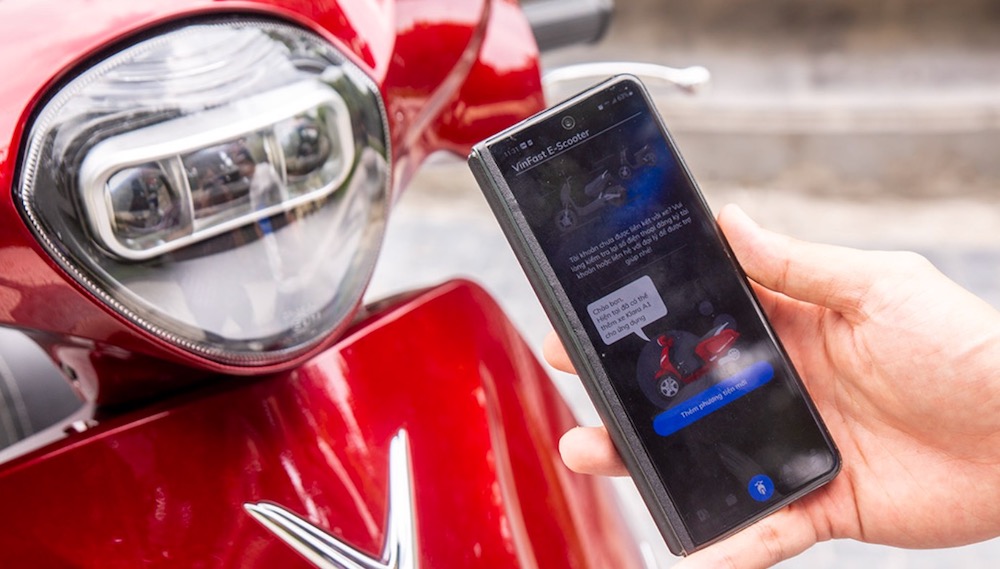 Xe máy kết nối smartphone 